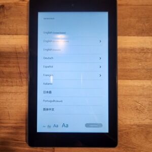 Amazon Fire 7 Tablet 9th Generation 16GB Twilight Blue M8S26G Wi-Fi 7 inch